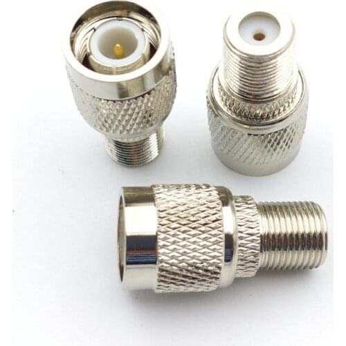 20pcs lot copper F female to TNC male adapter Connectors