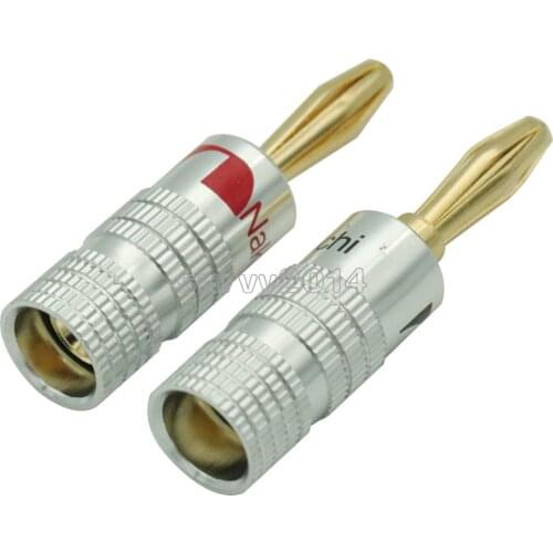 2pcs GD Amp Nakamichi Speaker Banana plug connectors