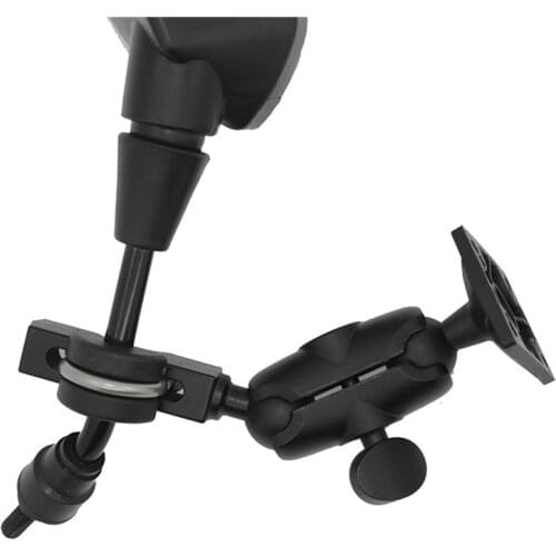 360 Degree Waterproof Navigation Bracket Universal Car Bracket Motorcycle Car BracketFixed GPS Navigator/Mobile Phone Alumin