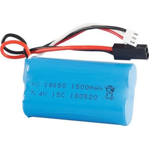 7.4V 1500mAh Lipo Battery 5500 Plug For MJXRC T40 F39 F49 T39 Syma 822 Remote control aircraft battery 18650 battery toys parts