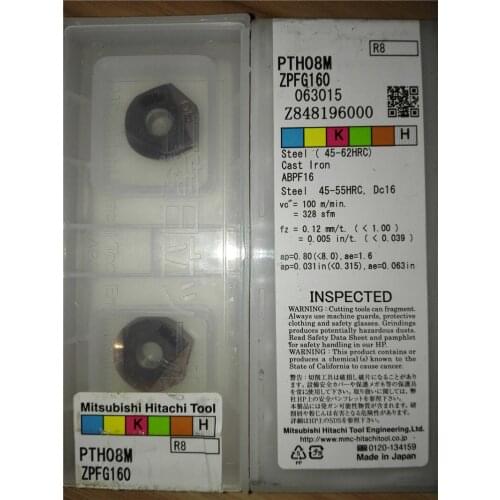 Free shipping PTH08MZPFG160 original Japan tungsten cutting tool 2PCS/LOT