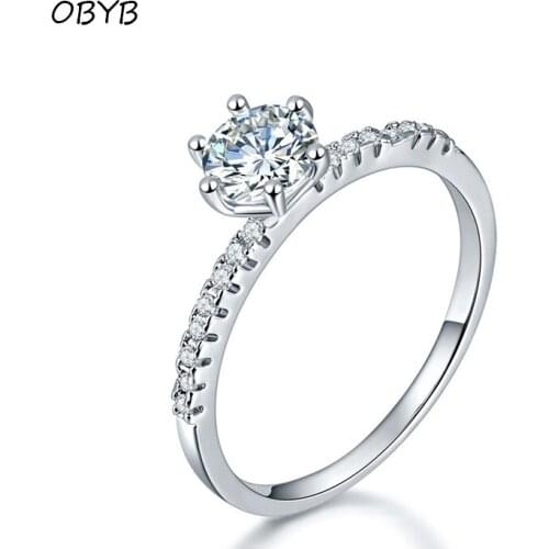 Austrian Fashion Micro-inlaid Zircon Jewelry Crystal Ring For Women Elegant Luxury Wedding Engagement Party Jewelry Gifts