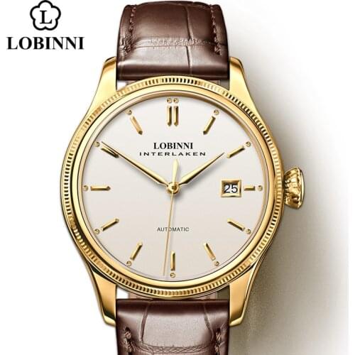 Switzerland Luxury Brand LOBINNI Japan MIYOTA Watch Men Automatic Mechanical Mens Watches Sapphire Waterproof clock