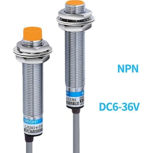 Proximity switch LJ12A3-4-Z/BX DC NPN three-wire normally open 24V 36V metal sensor m12