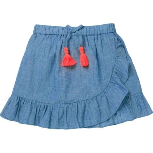 Bambino New Summer 2021 Mini Dress 2-7 Years Girl Short Skirt Children Clothing Kids Costume Demin Skirt Toddler Girl Clothes