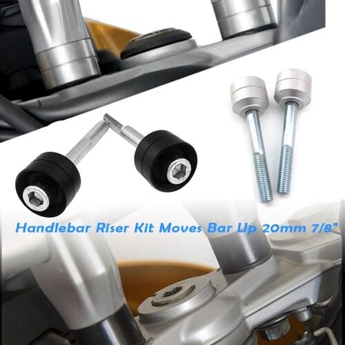 F700GS F800GS ADV Handlebar Riser Kit Moves Bar Up 20mm 7/8" for BMW F650GS F 650 GS Twin F 700GS F 800GS F 700 GS F 800 GS