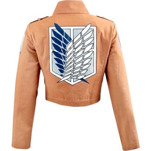 Attack on Titan Jacket Shingeki no Kyojin Legion Coat Cosplay Eren Levi Embroidery Jacket Halloween Carnival Costume S-XXXL