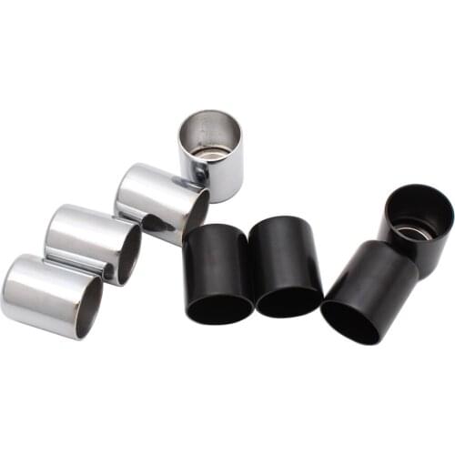 2pairs Motorycle Magnetic Docking Hardware Point Cover Chrome/Black Iron For Harley Road King Electra FLHR FLHX FLHT FLTR CVO