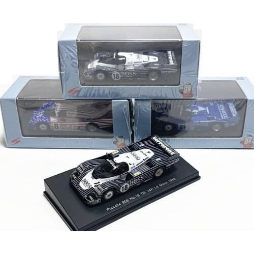 Spark 1:64 956 No.18 7th 24H Le Mans 1983 Diecast Model Car
