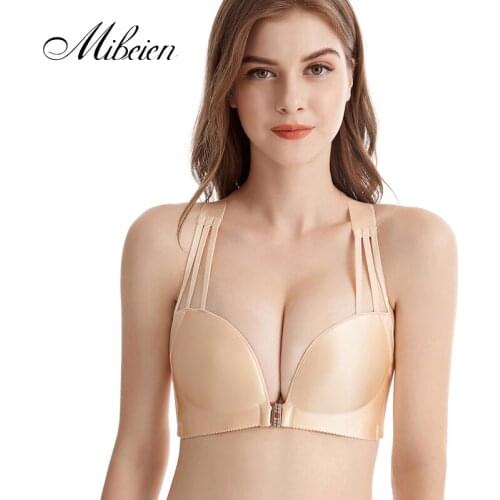 Front buckle and back buckle design plus wide side wings No steel support gathers large size underwear Three independent strap b