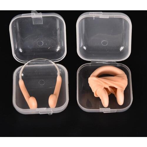 Swimming Durable No-skid Soft Silicone Steel Wire Nose Clip For Swimming Diving Water Sports
