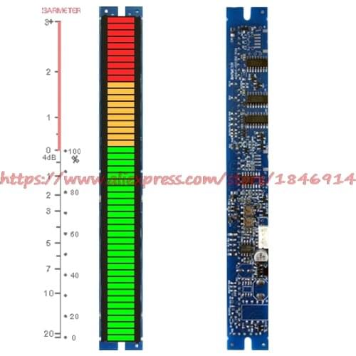 High quality VU table module with peak holding function Used to adjust the range, dynamic range, audio settings