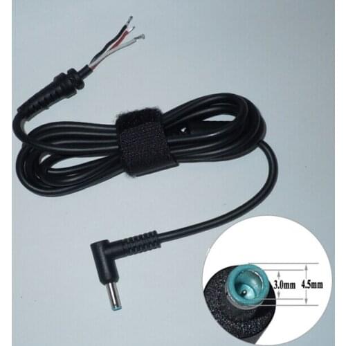 1.2M 4.5*3.0 mm Bule Plug AC Adapter DC cord for hp Pavilion 14 15 Netbook connector cable free shipping