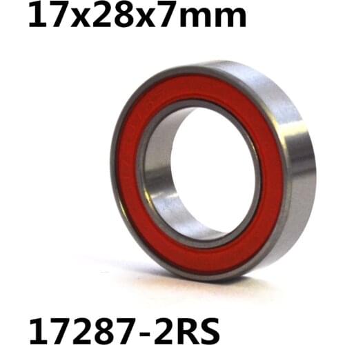 1pcs MR17287-2RS 17x28x7 mm GCR15 ball bearing bike wheels bottom bracket repair bearing