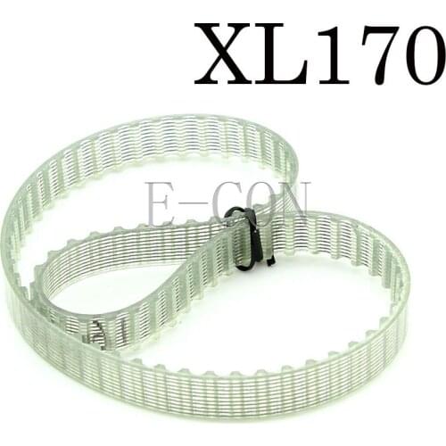 5pcs 170XL Timing Belt L039 85Teeth Width 0.39inch(10mm) with White Prusa Mendel Cords PU XL Positive Drive Pulley for Motor