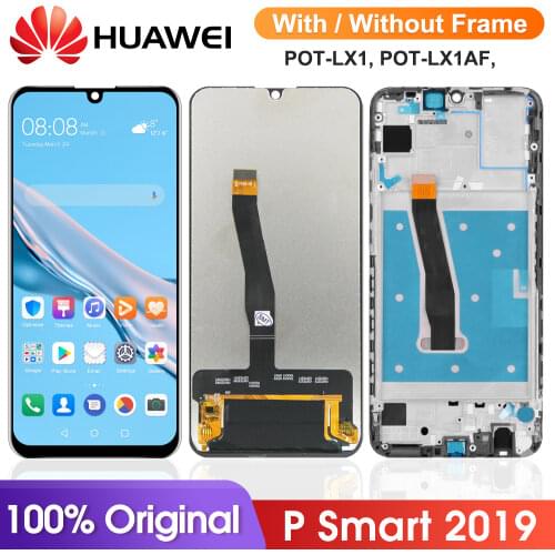 6.21'' Original LCD For Huawei P Smart 2019 LCD Display Touch Screen Digitizer Assembly Replacement With Frame For P smart 2019