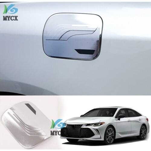 ABS Car styling Fuel Tank Cover Trim For Toyota Avalon 2019 2020 Gas Tank Cap Fuel Cap Sticker Cover Trim Exterior Accessories