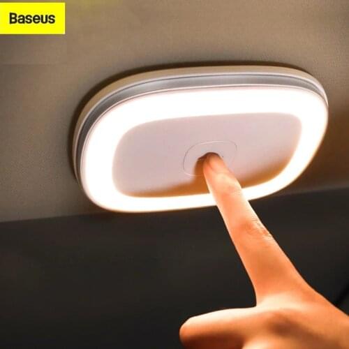 Baseus Car Reading Light Rechargeable Magnetic LED Auto Styling Night Light Car Interior Light Ceiling Lamp