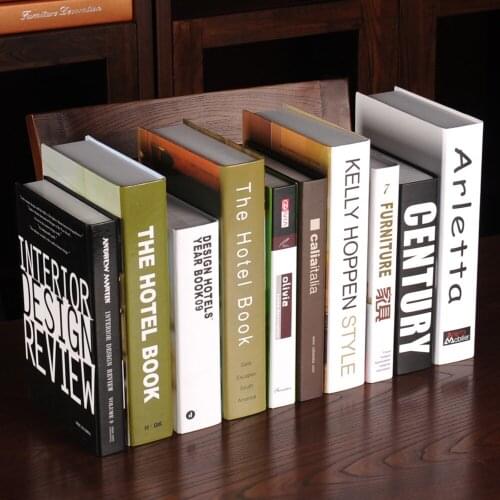 Decorations Nordic Style Modern Bookcases Creative Living Room Soft Clothes Simulation Books Decorative Books Furnishing Crafts