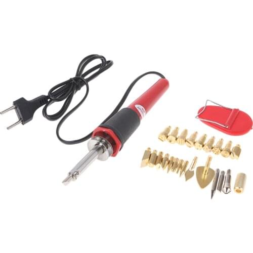 Wood Pyrography Tool Set 30W Soldering Iron Tool Set Woodburning Solder Dropshipping