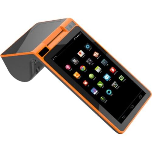 Double screen pos QR code payment Cash register terminal with 3g with nfc/rfid scanner printer