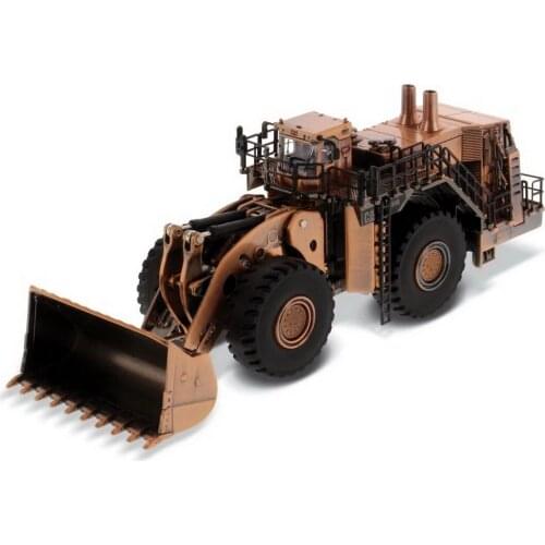 1:125 DM 85672 994K Caterpillar Wheel Loader Copper Alloy Engineering Vehicle Model Wheels and Shovel Movable