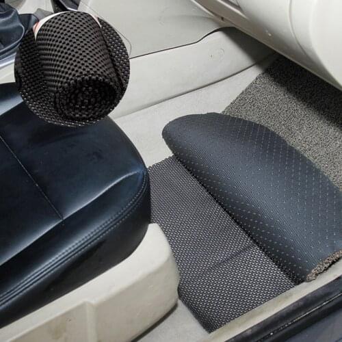 150X50cm DIY Car Floor Mats Free Cutting Universal Mat Anti-Slip PVC Breathable Grid Foot Pad Car Trunk Mat for Car Home Use