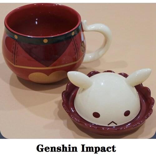 Klee Mug Water Cup Hot Game Genshin Impact Cosplay Props Anime Accessories Project DIY Bomb Coffee Cup 2021 Xmas Gift From Kids