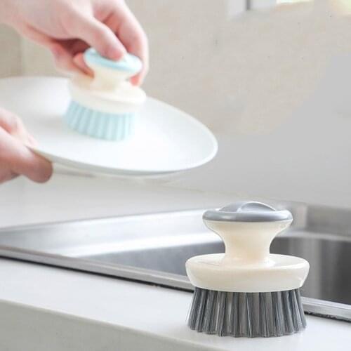 Lightweight Cleaning Brush Kitchen Sink Bathroom Bathtub Scourer Pan Dish Bowl Pot Wash Brush Household Cleaning Tool