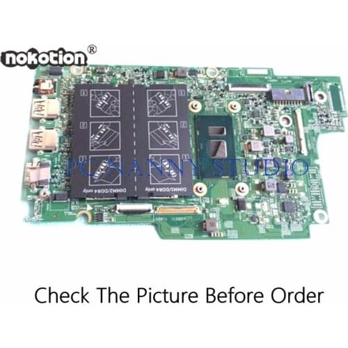 PCNANNY JV40X 0JV40X cn-0JV40X FOR DELL Inspiron 5368 5568 Laptop Motherboard i3-6100U tested