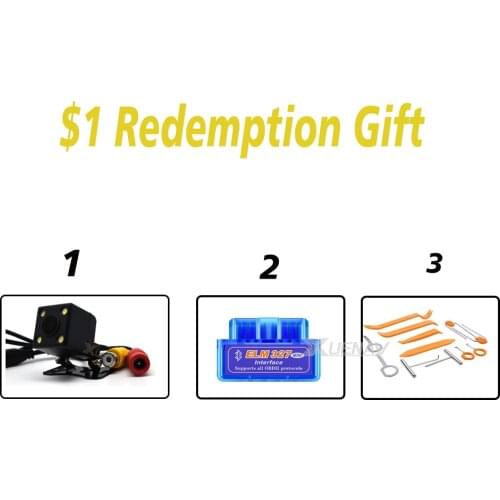A Gift with car dvd player autoradio player $1 Redemption