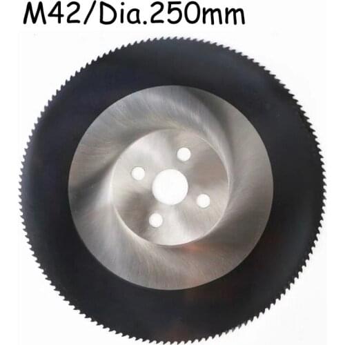 Industrial Quality M42 Material Circular Hss Saw Blades TiAIN coating for Stainless Steel Pipe Dia. 250mm