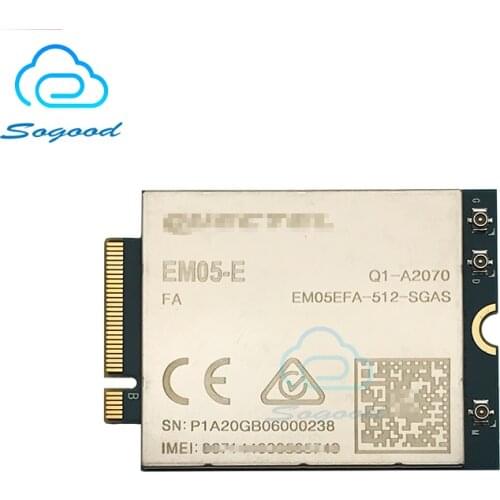 Quectel EM05 EM05-E FDD-LTE/TDD-LTD 4G LTE Cat4 1500Mbps B1/B3/B7/B8/B20/B28/B38 Europe Australia New Zealand