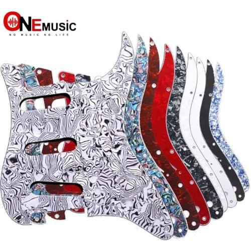 Multi Color 3 Ply 11 Holes SSS Guitar Pickguard Anti-Scratch Plate For ST FD Electric