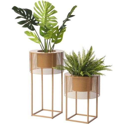 Nordic flower rack rack indoor green dill floor iron flower stand flower pot rack living room balcony