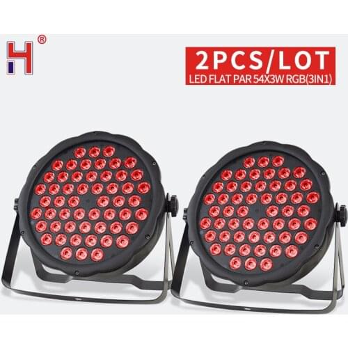 54X3W LED Par Lights Lyre RGB Wash 3In1 Professional Stage DJ Equipment For Disco DJ Music Party Club Dance Floor Bar