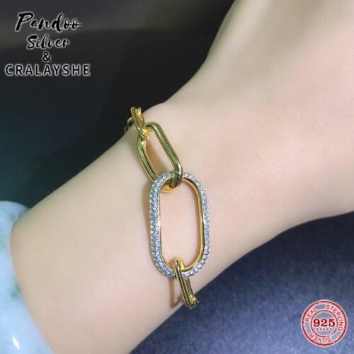 Trend Bangle S925 Sterling Silver Jewelry 1:1 Copy, Time Interlocking Adjustable Bracelet Elegant Gift For Female With Logo