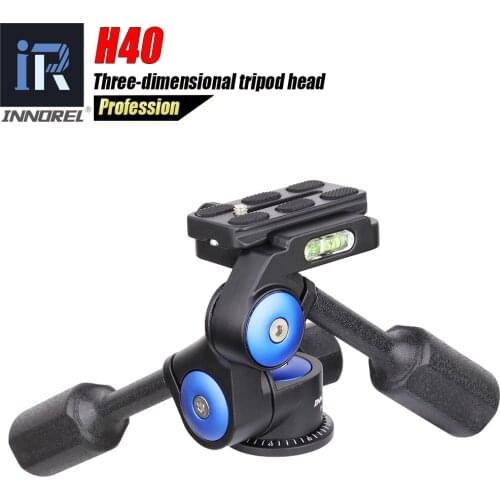 Two Handle hydraulic damping 3D three-dimensional tripod head for Canon for Sony DSLR camera
