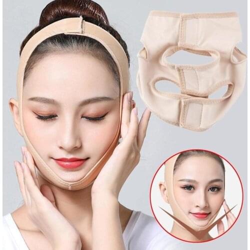 V Face Cheek Lift Up Band Breathy Face Cheek Lift Up Band Face Thin Mask Reduce Double Chin V-line Shaping Bandage Anti Wrinkle