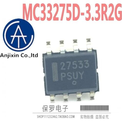 10pcs 100% orginal new real stock Voltage stabilizer MC33275D-3.3R2G silk screen 27533 SOP-8