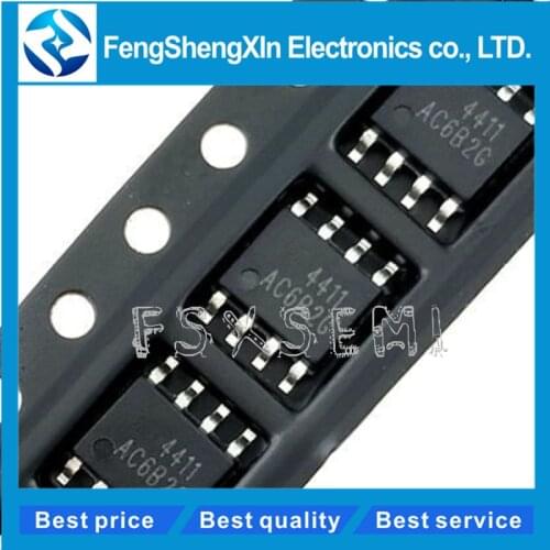 10pcs/lot AO4411 SOP-8 30V P-Channel MOSFET