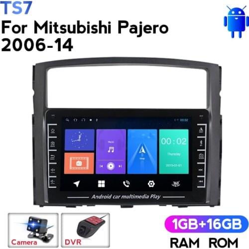 GPS Car navigation For Mitsubishi Pajero 2006-2014 Car Radio multimedia player Android system 1+16G 2din DVR camera