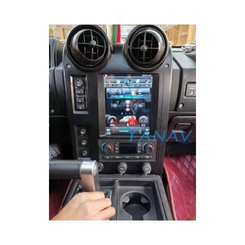 6G+128G Android 10 Tesla Style Vertical Screen Navigation Car Multimedia Radio Player For Hummer H2 2004-2009 built in carplay