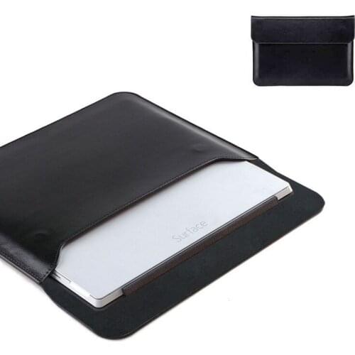 Pu Leather Sleeve Case For Microsoft Surface Pro 7 12.3" Pro X 6 5 4 3 Pouch Bag Cover for Surface Go2 Go X PRO Lite 12" Case