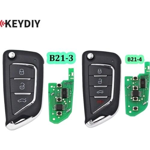 KEYDIY B21 KD Car Key Remote B21-3 B21-4 Universal B Series KD Remote Car Key For KD900/MINI KD/KD-X2 Key programmer 2/5/10pcs