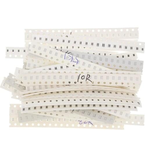 0805 SMD Resistor Kit Assorted Kit 1ohm-1M ohm 1% 33valuesX 20pcs=660pcs Sample Kit Electronic components