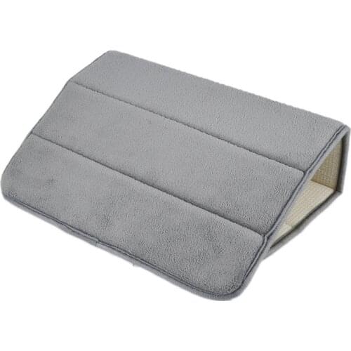 Bath Mats Water Absorbent Non Skid Shower Mat Carpet Soft Absorbent Memory Foam Bath Mat Non-slip Coral Fleece Mat Bathroom 1pcs