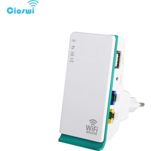 Cioswi High Speed Mini Wireless Wifi Repeater 300Mbps Wifi Router Easy Setup Wifi Extender 802.11N/B/G Access Point Wifi Booster