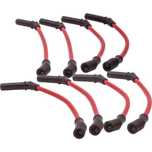8x Heat Spark Plug Ignition Wires For Chevy GMC LSX LS1 LS2 LS3 LS6 LS7 10.5mm