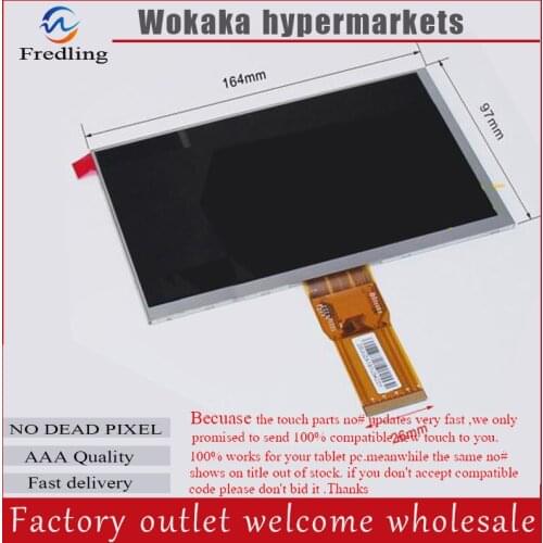 New LCD Display Matrix For 7 inch BQ-7000 bq 7000 3G Tablet 1024*600 50p LCD Screen Panel Lens Frame replacement Free Shipping